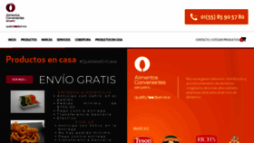 What Alimentosconvenientes.com.mx website looked like in 2020 (5 years ago)