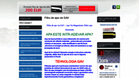 What Apa-vie-sanatate.ro website looked like in 2020 (4 years ago)