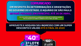 What Aquariodesp.com.br website looked like in 2020 (3 years ago)