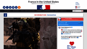 What Ambafrance-us.org website looked like in 2020 (4 years ago)
