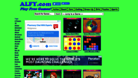 What Alfy.com website looked like in 2020 (4 years ago)