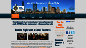 What Austindowntownlions.org website looked like in 2020 (4 years ago)