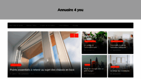 What Annuaire4you.com website looked like in 2020 (3 years ago)