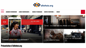 What Allwhois.org website looked like in 2020 (3 years ago)