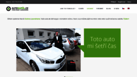 What Autonapul.cz website looked like in 2020 (4 years ago)