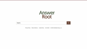 What Answerroot.com website looked like in 2020 (4 years ago)