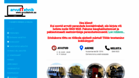 What Arvutitehnik.ee website looked like in 2020 (4 years ago)