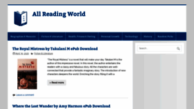 What Allreadingworld.com website looked like in 2020 (3 years ago)