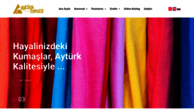 What Ayturktekstil.com website looked like in 2020 (5 years ago)