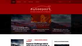 What Autosport.nu website looked like in 2020 (3 years ago)