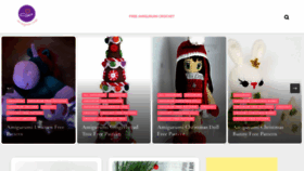 What Amigurumi.badoomobile.net website looked like in 2020 (4 years ago)