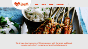 What Australianprawns.com.au website looked like in 2020 (4 years ago)