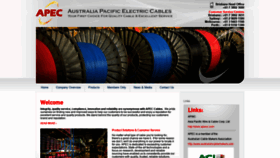 What Apeccables.com.au website looked like in 2020 (4 years ago)