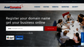 What Austdomains.com.au website looked like in 2020 (5 years ago)
