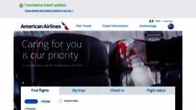 What Americanairlines.ie website looked like in 2020 (3 years ago)