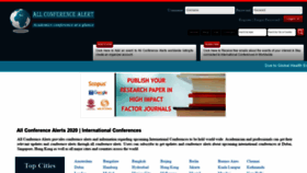 What Allconferencealert.net website looked like in 2020 (4 years ago)