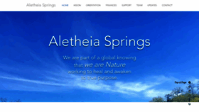 What Altheia.org website looked like in 2020 (4 years ago)