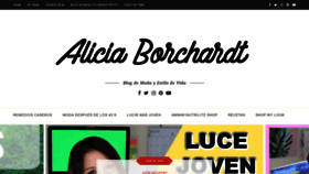 What Aliciaborchardt.com website looked like in 2020 (3 years ago)