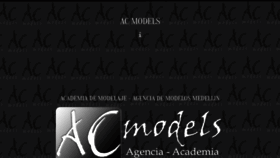 What Acmodelsagencia.com website looked like in 2020 (4 years ago)