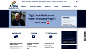 What Arche-gemeinde.de website looked like in 2020 (3 years ago)