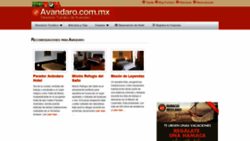 What Avandaro.com.mx website looked like in 2020 (4 years ago)