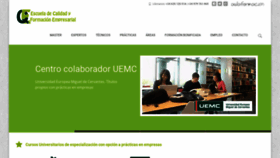 What Aulaformacion.net website looked like in 2020 (4 years ago)