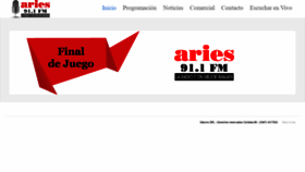 What Ariesfmsalta.com.ar website looked like in 2020 (3 years ago)