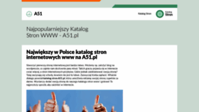 What A51.pl website looked like in 2020 (5 years ago)