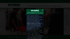 What Ayers.edu website looked like in 2020 (3 years ago)