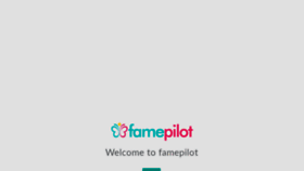 What App.famepilot.com website looked like in 2020 (4 years ago)