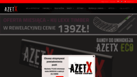 What Azetx.pl website looked like in 2020 (4 years ago)