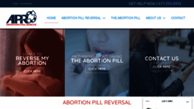 What Abortionpillreversal.com website looked like in 2020 (4 years ago)