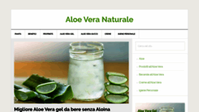 What Aloeveranaturale.it website looked like in 2020 (4 years ago)