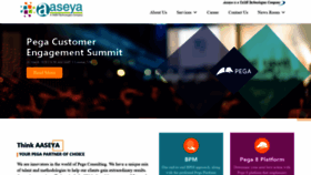What Aaseya.com website looked like in 2020 (4 years ago)