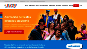 What Animacionesadivertirse.es website looked like in 2020 (3 years ago)