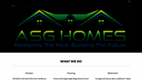 What Asghomes.ca website looked like in 2020 (3 years ago)