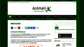 What Animali-velenosi.it website looked like in 2020 (4 years ago)