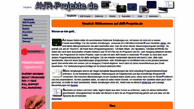 What Avr-projekte.de website looked like in 2020 (3 years ago)