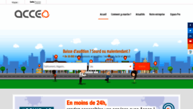 What Acce-o.fr website looked like in 2020 (4 years ago)