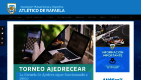 What Atleticorafaela.com.ar website looked like in 2020 (4 years ago)