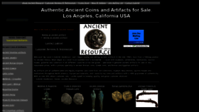 What Ancientresource.com website looked like in 2020 (3 years ago)