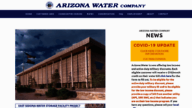What Azwater.com website looked like in 2020 (3 years ago)
