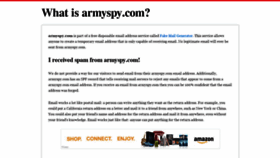 What Armyspy.com website looked like in 2020 (4 years ago)