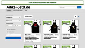 What Artikel-jetzt.de website looked like in 2020 (4 years ago)