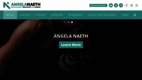 What Angelanaeth.com website looked like in 2020 (4 years ago)