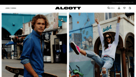 What Alcott.eu website looked like in 2020 (6 years ago)