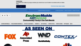 What Artmolds.com website looked like in 2020 (3 years ago)