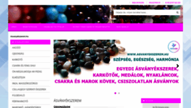 What Asvanyekszerem.hu website looked like in 2020 (4 years ago)