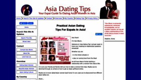 What Asiadatingtips.com website looked like in 2020 (4 years ago)