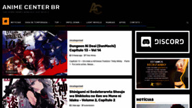 What Animecenterbr.com website looked like in 2020 (4 years ago)